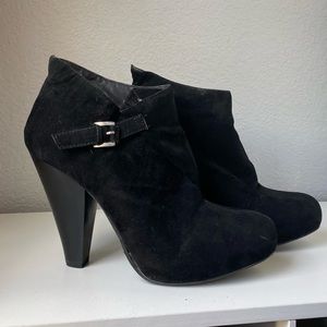 Black ankle boots